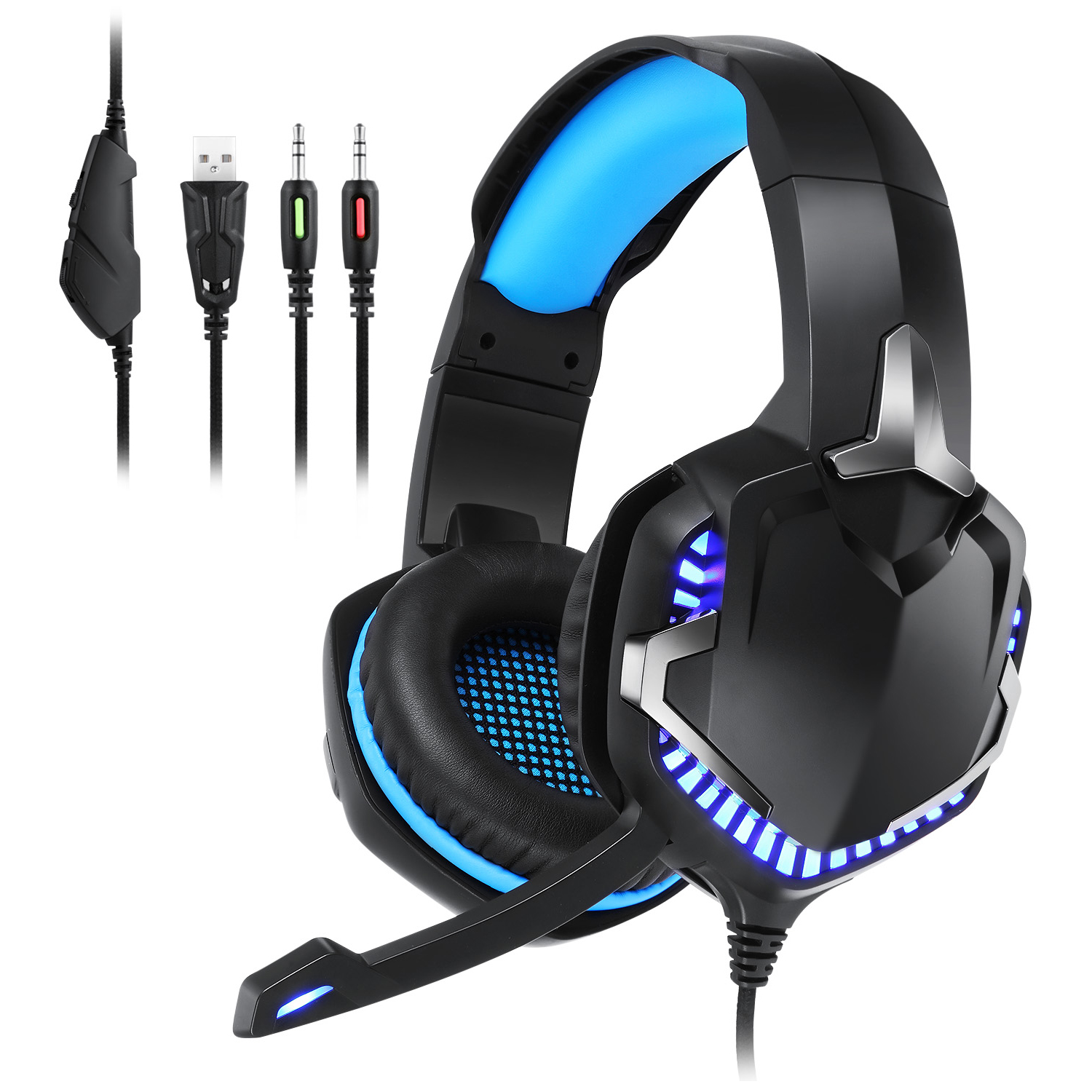 gaming headset with adjustable mic